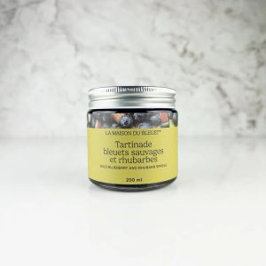 Tartinade de bleuets sauvages et de rhubarbes